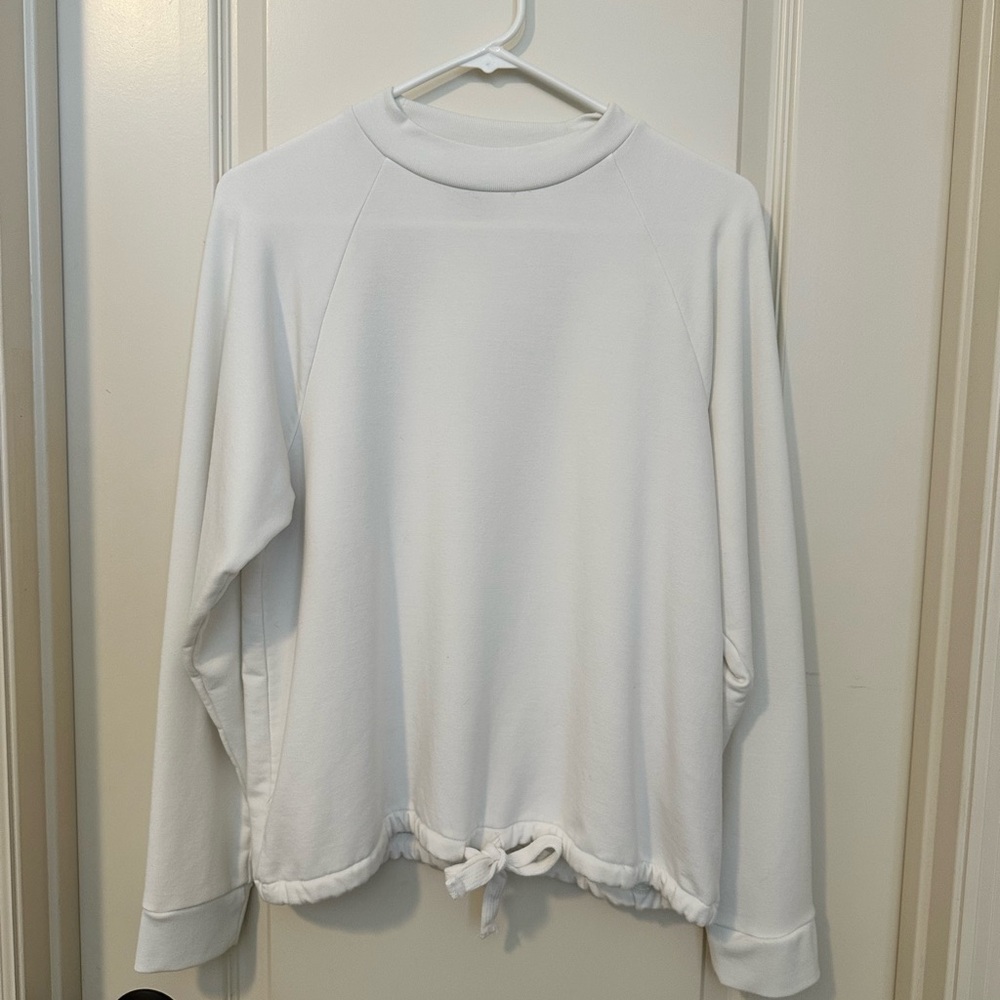 Madewell MWL White‎ Long Sleeve Top Size Medium